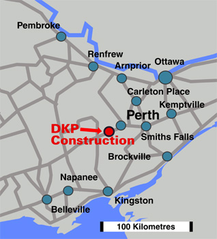 DKP location map